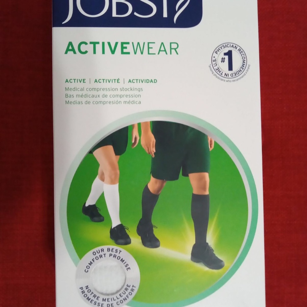Jobst 30-4mmg white brand new in box. 9 pairs will bundle sale.